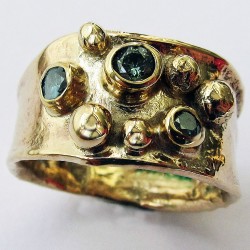 Rockpool 9ct gold diamond ring